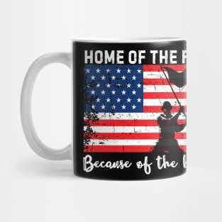 Home Of The Free Because Of The Brave Mug
